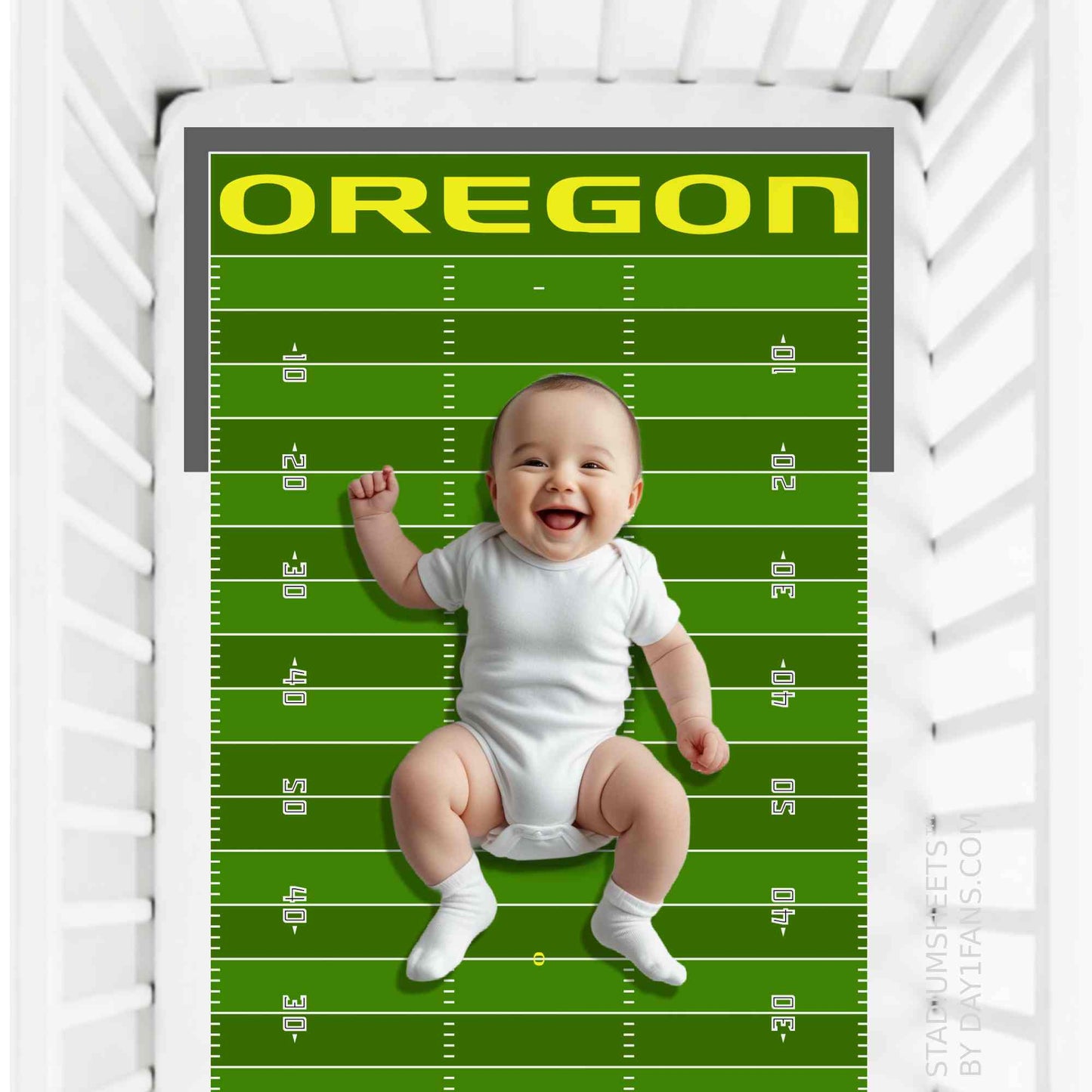 Oregon Ducks StadiumSheets™ Crib Sheets