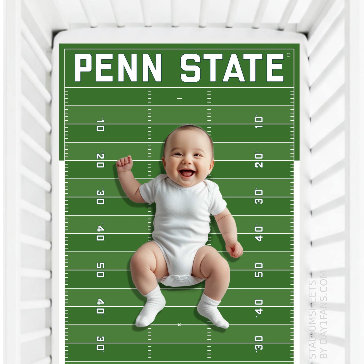 Penn State Nittany Lions StadiumSheets™ Crib Sheets