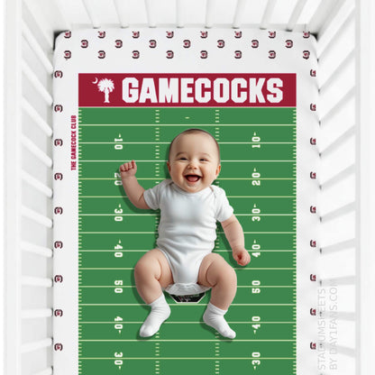 South Carolina Gamecocks StadiumSheets™ Crib Sheets