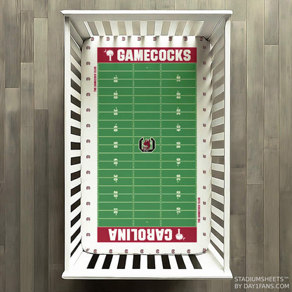 South Carolina Gamecocks StadiumSheets™ Crib Sheets