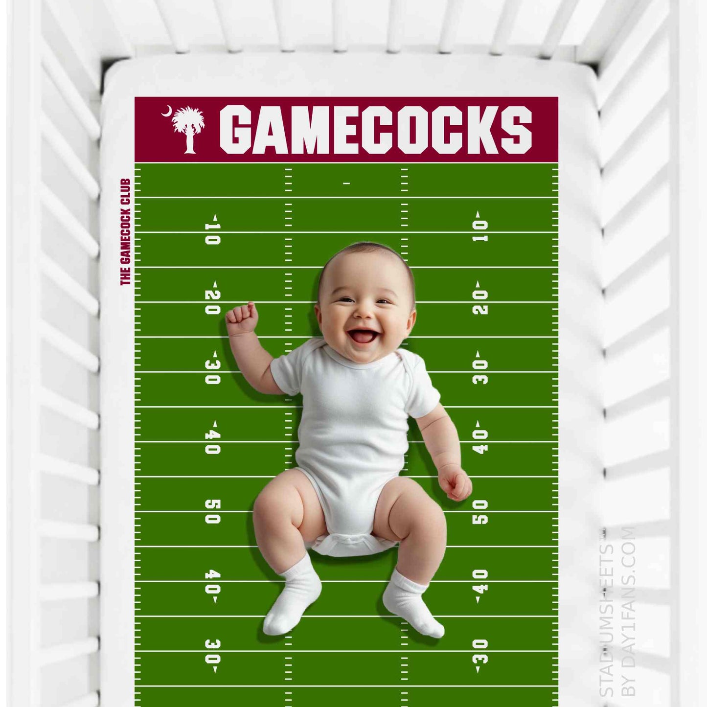 South Carolina Gamecocks StadiumSheets™ Crib Sheets