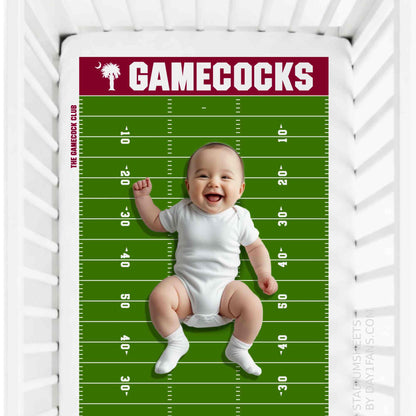 South Carolina Gamecocks StadiumSheets™ Crib Sheets