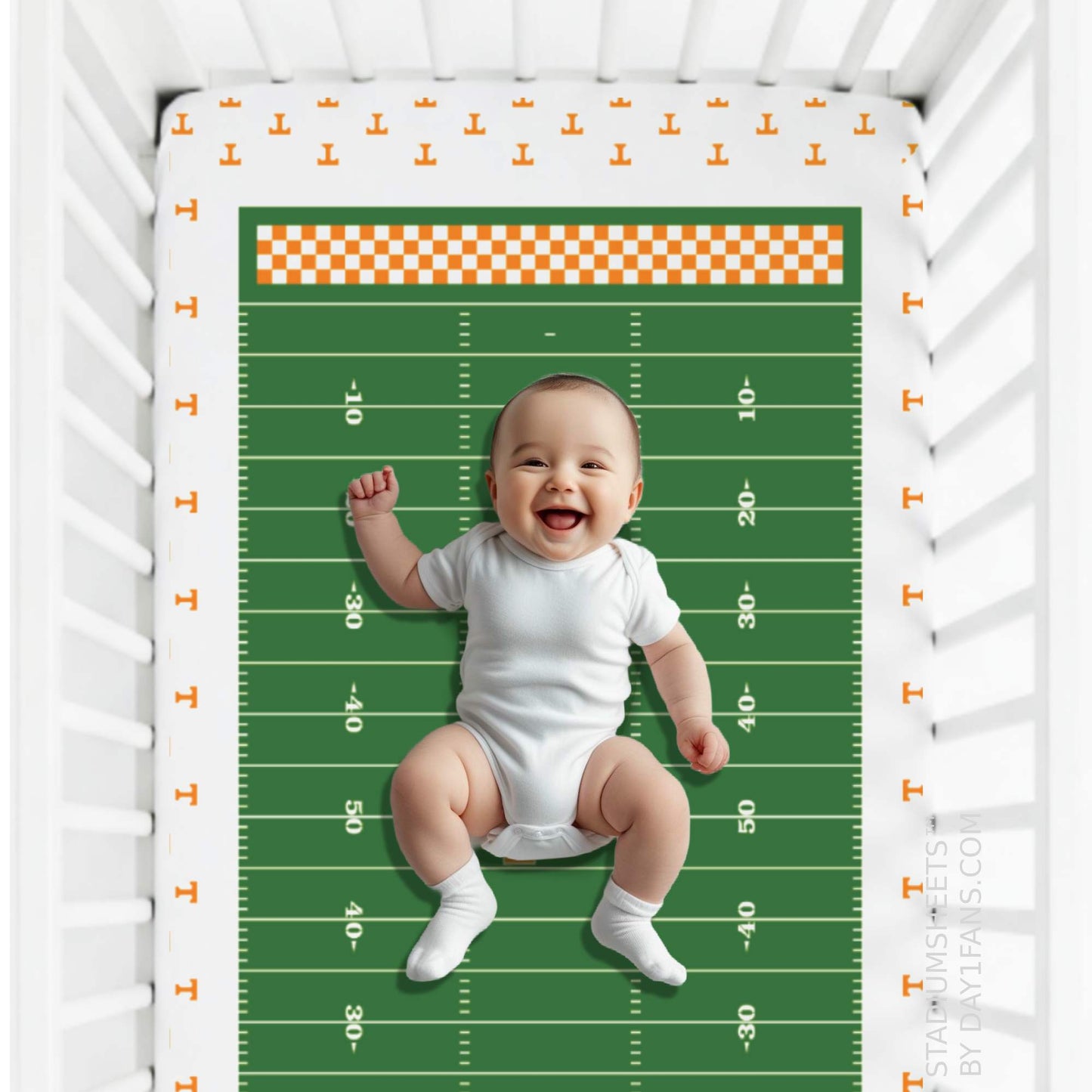 Tennessee Volunteers StadiumSheets™ Crib Sheets