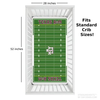 Texas A&M Aggies StadiumSheets™ Crib Sheets