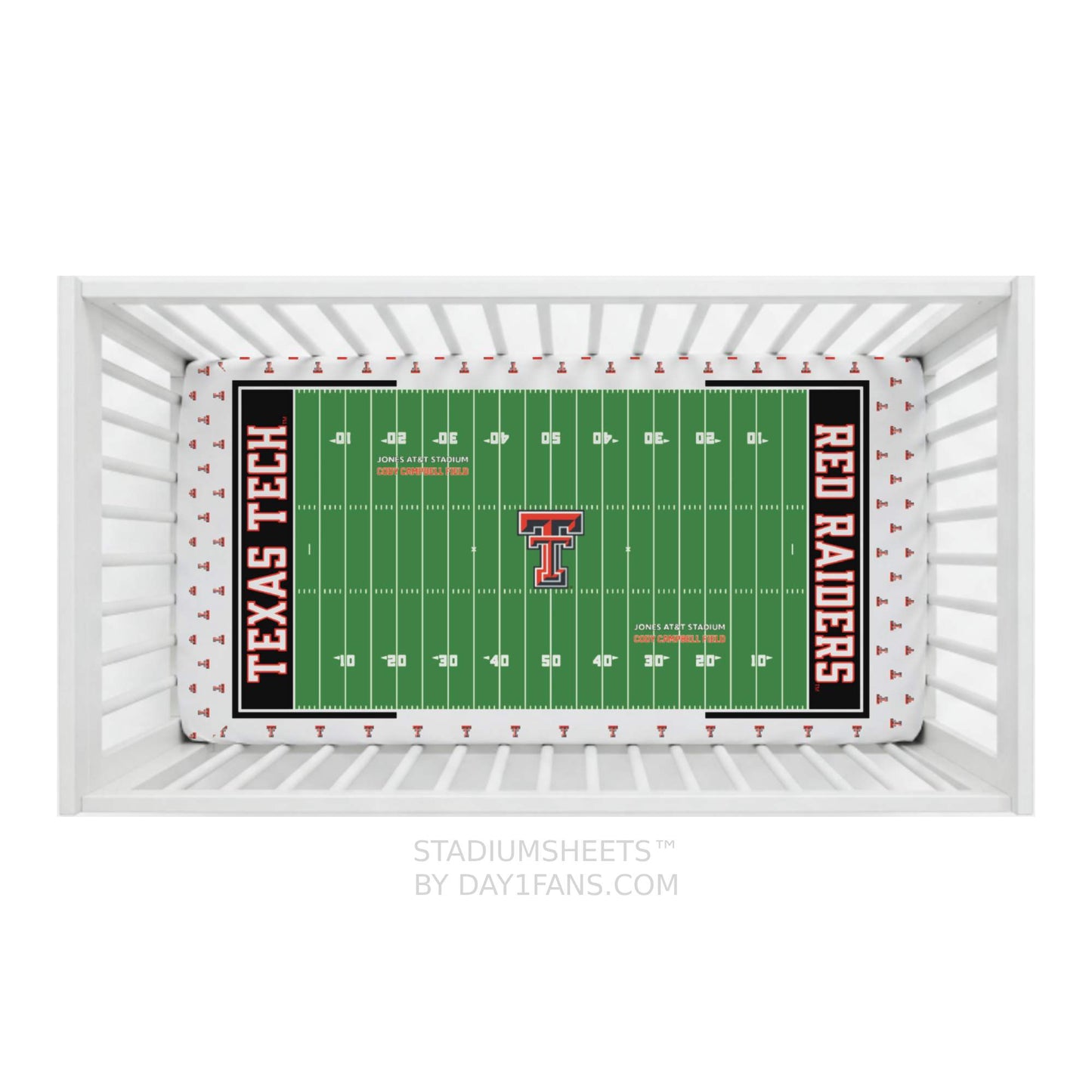 Texas Tech Red Raiders StadiumSheets™ Crib Sheets
