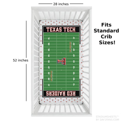 Texas Tech Red Raiders StadiumSheets™ Crib Sheets