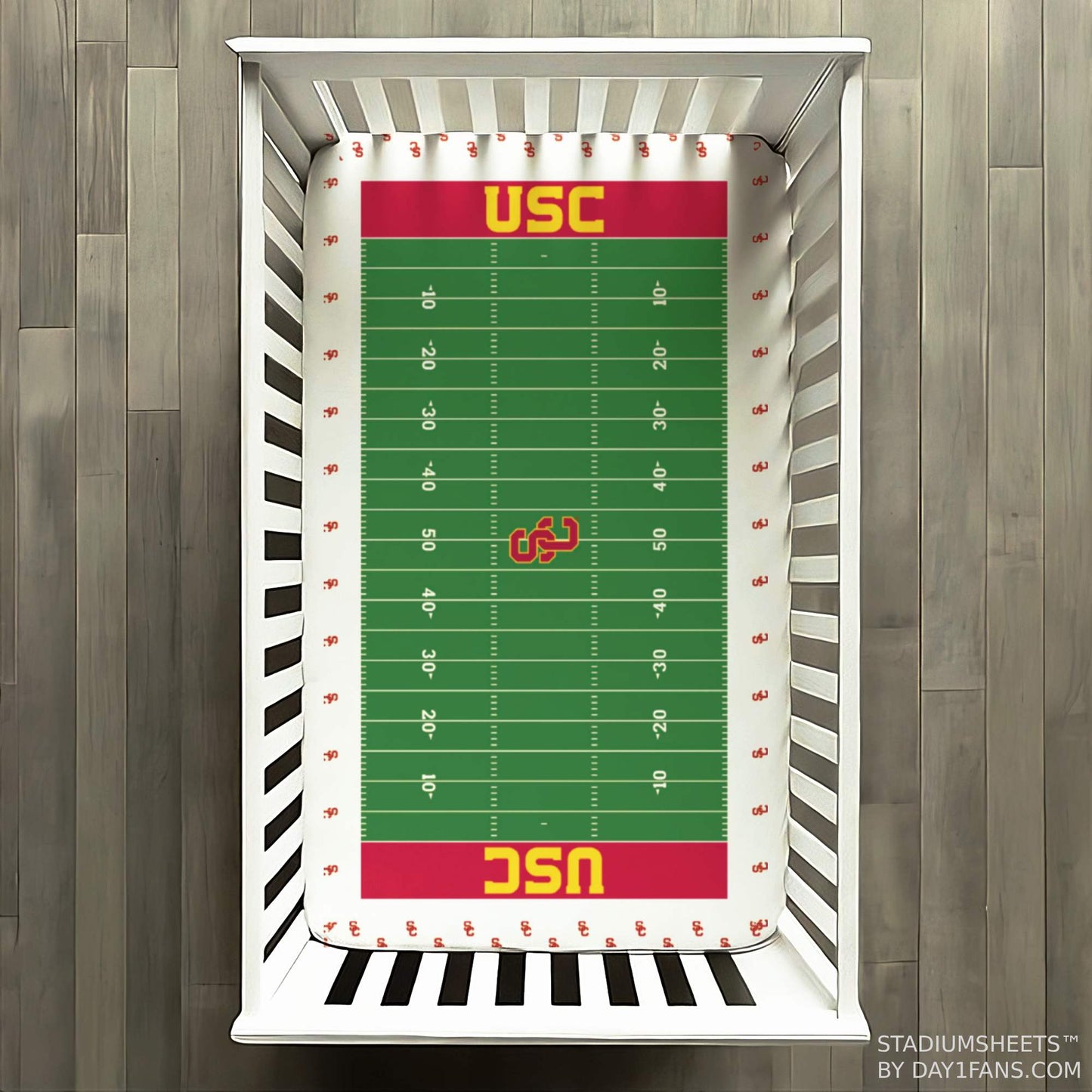 USC Trojans StadiumSheets™ Crib Sheets