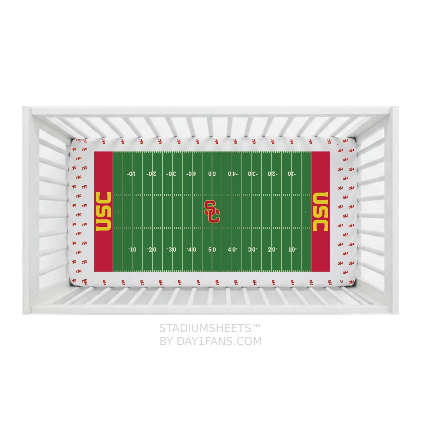 USC Trojans StadiumSheets™ Crib Sheets