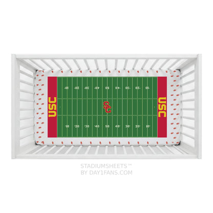 USC Trojans StadiumSheets™ Crib Sheets