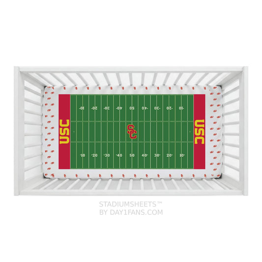 USC Trojans StadiumSheets™ Crib Sheets