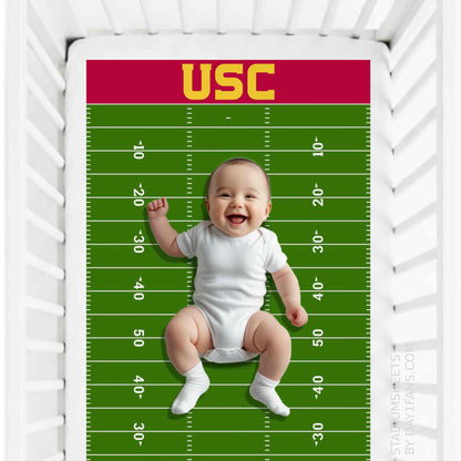 USC Trojans StadiumSheets™ Crib Sheets
