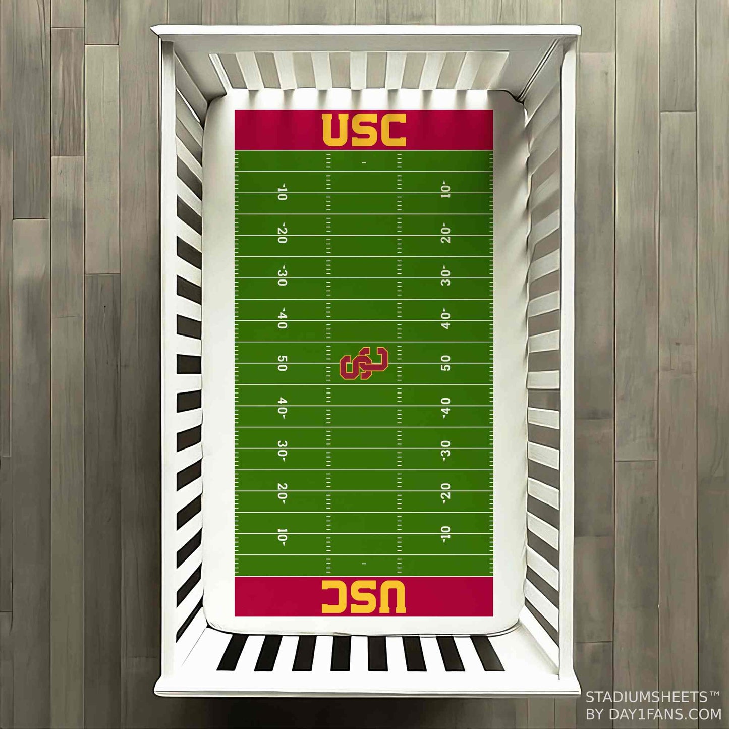 USC Trojans StadiumSheets™ Crib Sheets