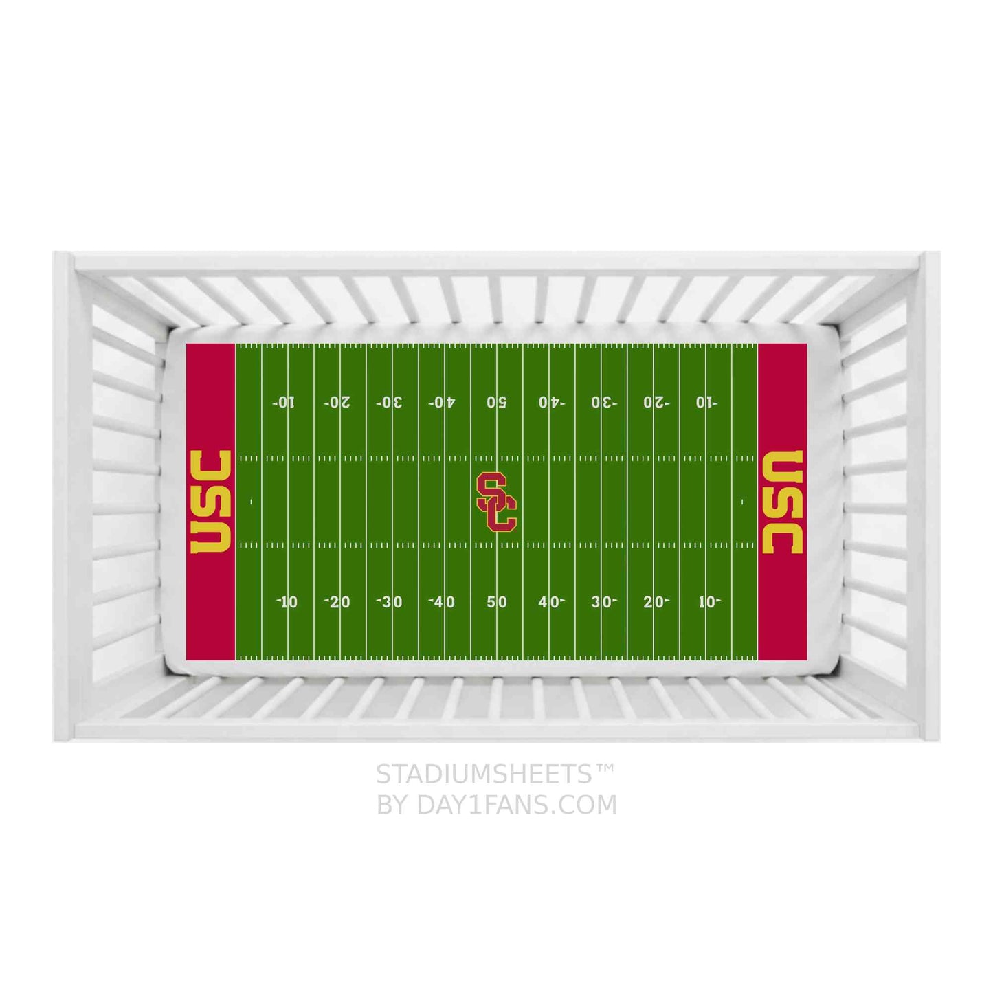 USC Trojans StadiumSheets™ Crib Sheets