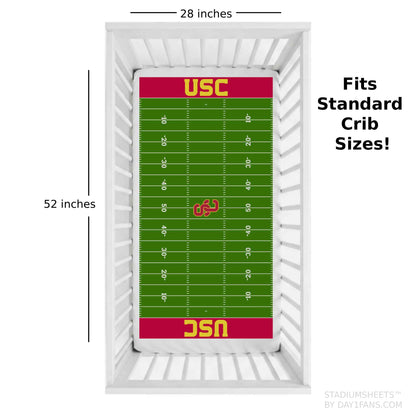 USC Trojans StadiumSheets™ Crib Sheets